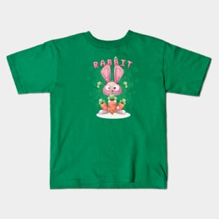 Sweet Baby Rabbit Kids T-Shirt